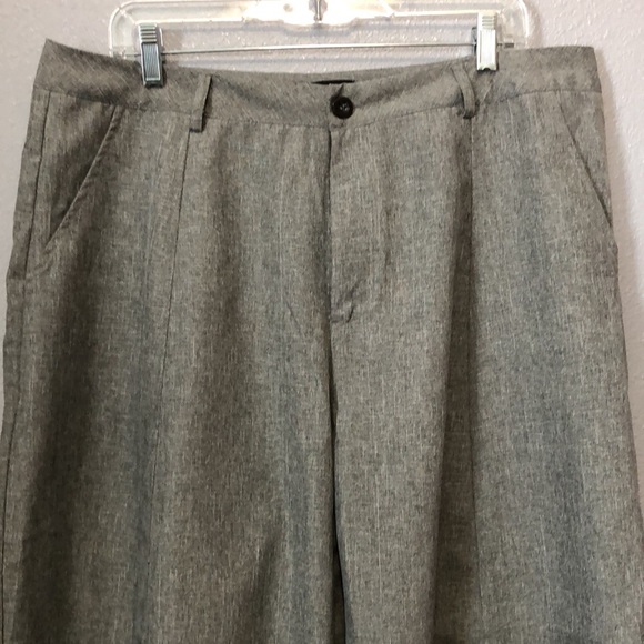 NEW Zanzea pants Women's XXXL gray tweed lightweight polyester trousers NWT - Picture 2 of 13